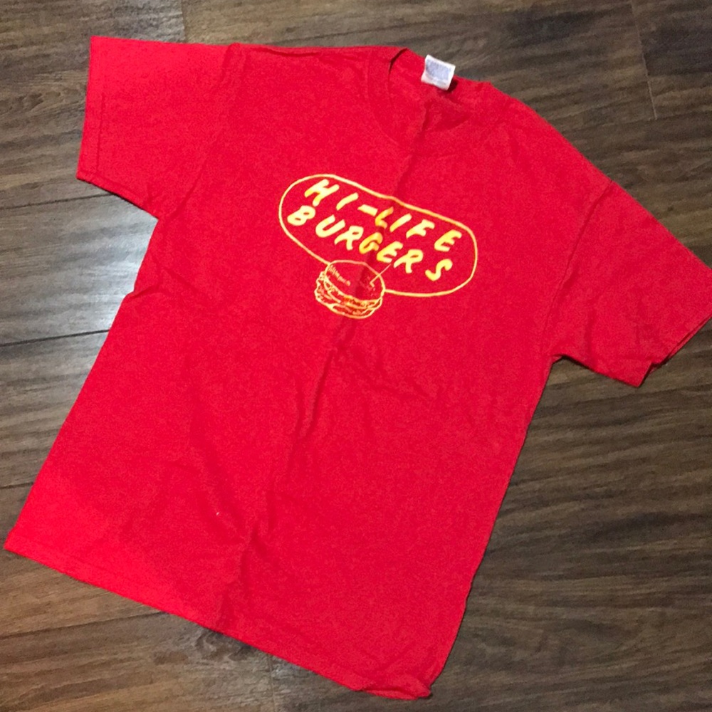 Hi-Life Burgers T-shirt Excellent Condition